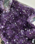 Amethyst Crystal Cluster on Stand - Violet Geode for Home Decor Display - MWS2646