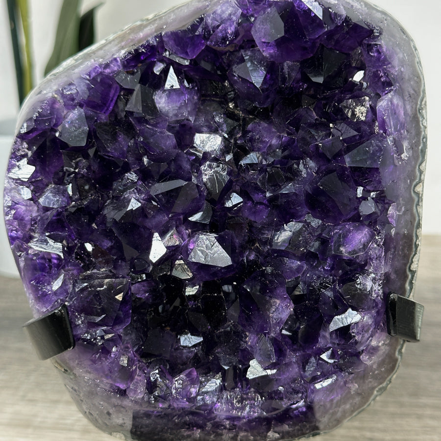 Deep Purple Natural Amethyst Crystal Cluster - MWS2180