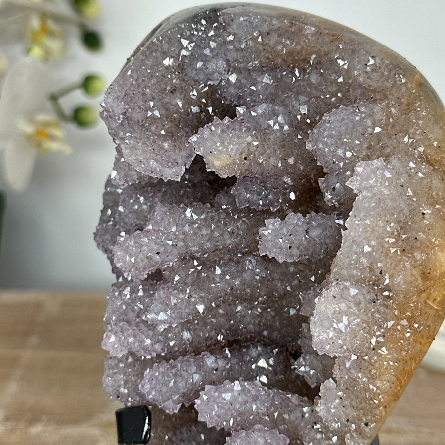 Spirit Amethyst Cluster Geode full of Stalactites - MWS1539