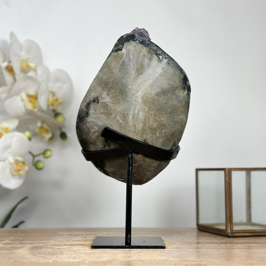 Stunning Natural Amethyst Crystal with Calcite Formations - MWS1871