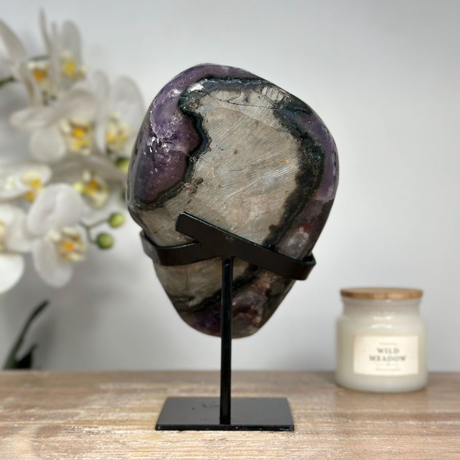 A+ Grade Deep Purple Amethyst Cluster - MWS1642