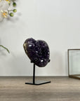 Uruguayan Amethyst Stone Heart Carving - HST0323