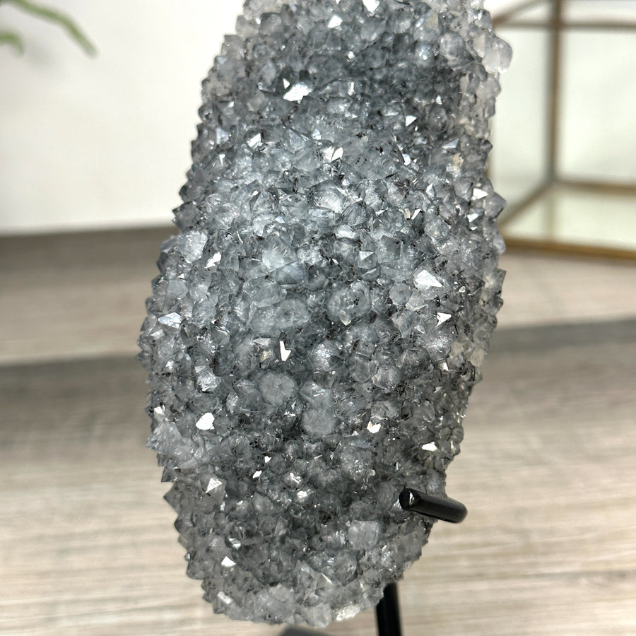 Natural Quartz Stalactite Crystal Formation on Stand - MWS2877