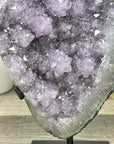 Large Natural Amethyst Formation on Stand with Stalactites - MWS3298