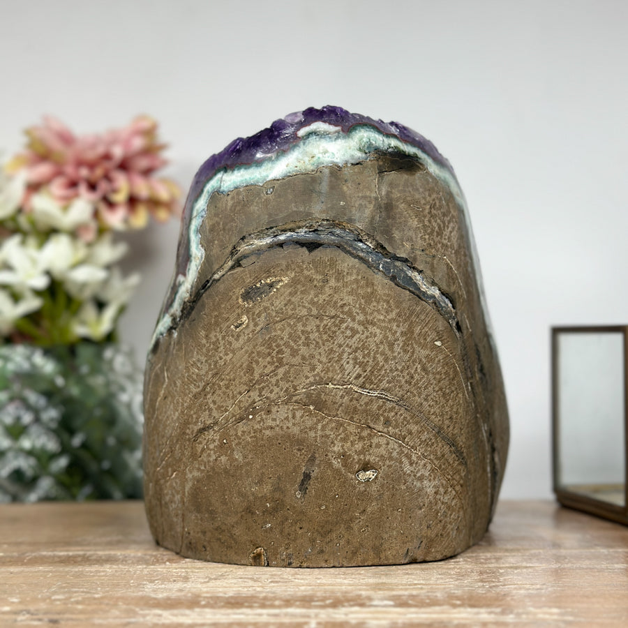 Huge Amethyst &amp; Green Jasper Cathedral - CBP1062