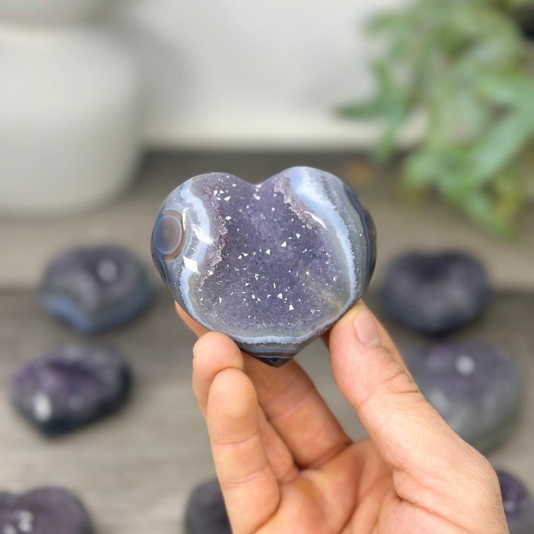 Mixed Minerals Hearts Set - MHLT0358