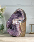 Natural Amethyst & Agate Statement Piece for Home Decor - CBP1255