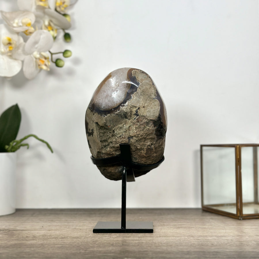 Natural Amethyst Geode on Stand - MWS3029