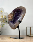 Stunning Amethyst Geode with Pseudo Calcite Formation - MWS1876