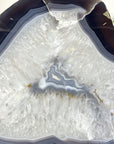 XL Blue Banded Agate Slice - SLC0025