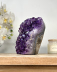 Stunning Natural Amethyst Cut Base with Large Crystals - CBP1124