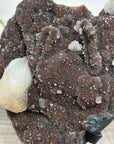 Brown Tone Quartz Druzy With Calcite Formation - MWS2512