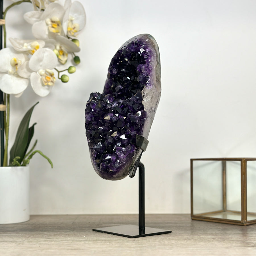 Premium Amethyst Crystal Cluster - Top Quality Statement Piece - MWS2473