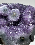 Beautiful Amethyst Stone woth Stalactite Eyes - MWS1337