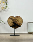 Deep Purple Uruguayan Amethyst Heart Carving - HST0329