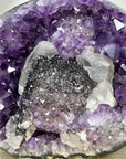 Natural Amethyst Cluster with Collection Grade Calcite Formation - CBP1424