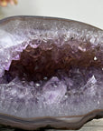 Uruguayan Amethyst & Agate Stone Geode - STGE0002
