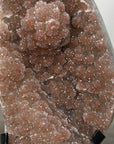 Orange Tone Sugar Quartz Crystal on Stand - Ideal for Home or Office Display - MWS2611