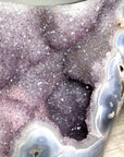 Huge Natural Agate & Amethyst Statement Piece - CBP1257