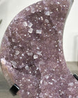 Amethyst Crystal moon - Handmade Metal stand Inccluded - MWS2581