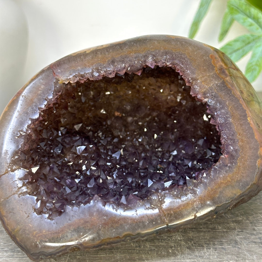 Natural Amethyst Stone Geode from Uruguay - STGE0077
