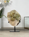 Natural Quartz Druzy With Calcite Specimen - MWS2519