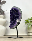 Natural A Grade Amethyst Cluster with Stand - MWS3394