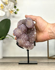 Amethyst Cluster full of Stalactite Formation on Metal Stand - MWS2882