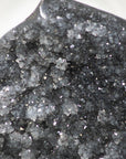 Stunning Grey Tone Quartz Geode Full of Stalactite Formations - MWS0406