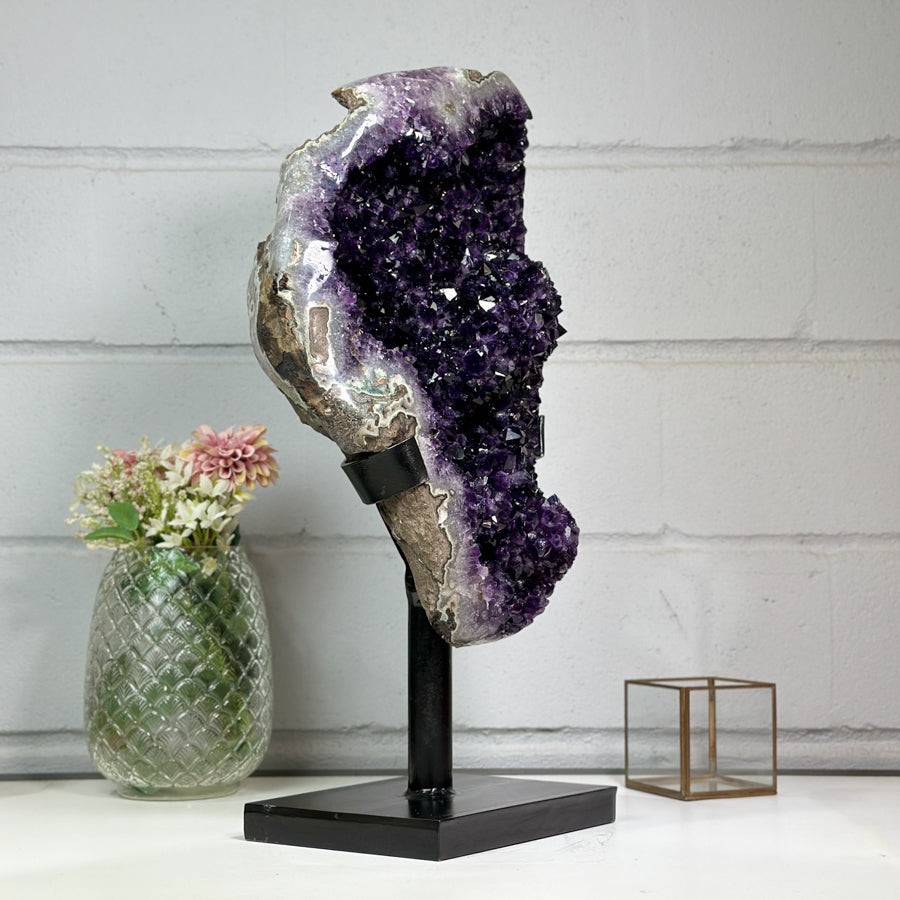 Masive Natural Amethyst Crystal Cluster - MWS2441