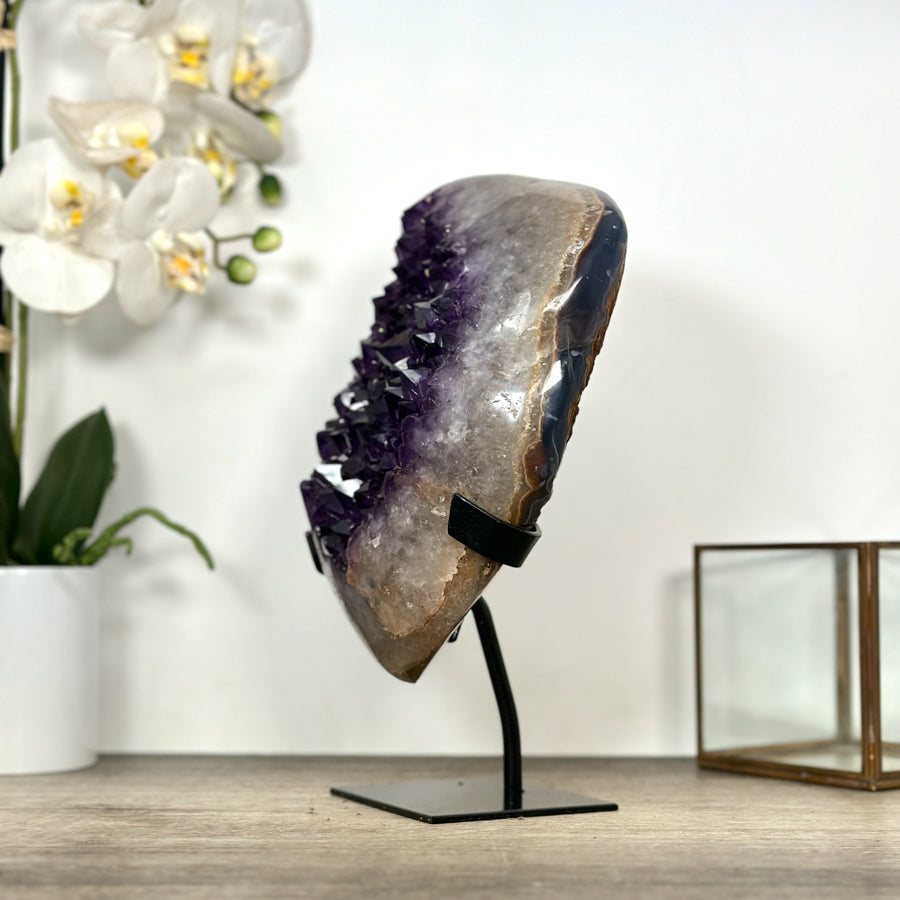 Natural Uruguayan Amethyst Crystal Cluster - MWS3023
