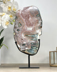 Large Quartz & Agata Stone Slice - MWS2328