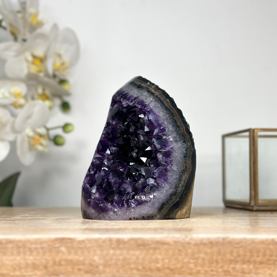 Amethyst Geode with Deep Purple Crystals - CBP1149