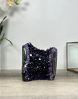 Uruguayan Amethyst Cathedral – Deep Purple Geode with Cut Base - CBP1211