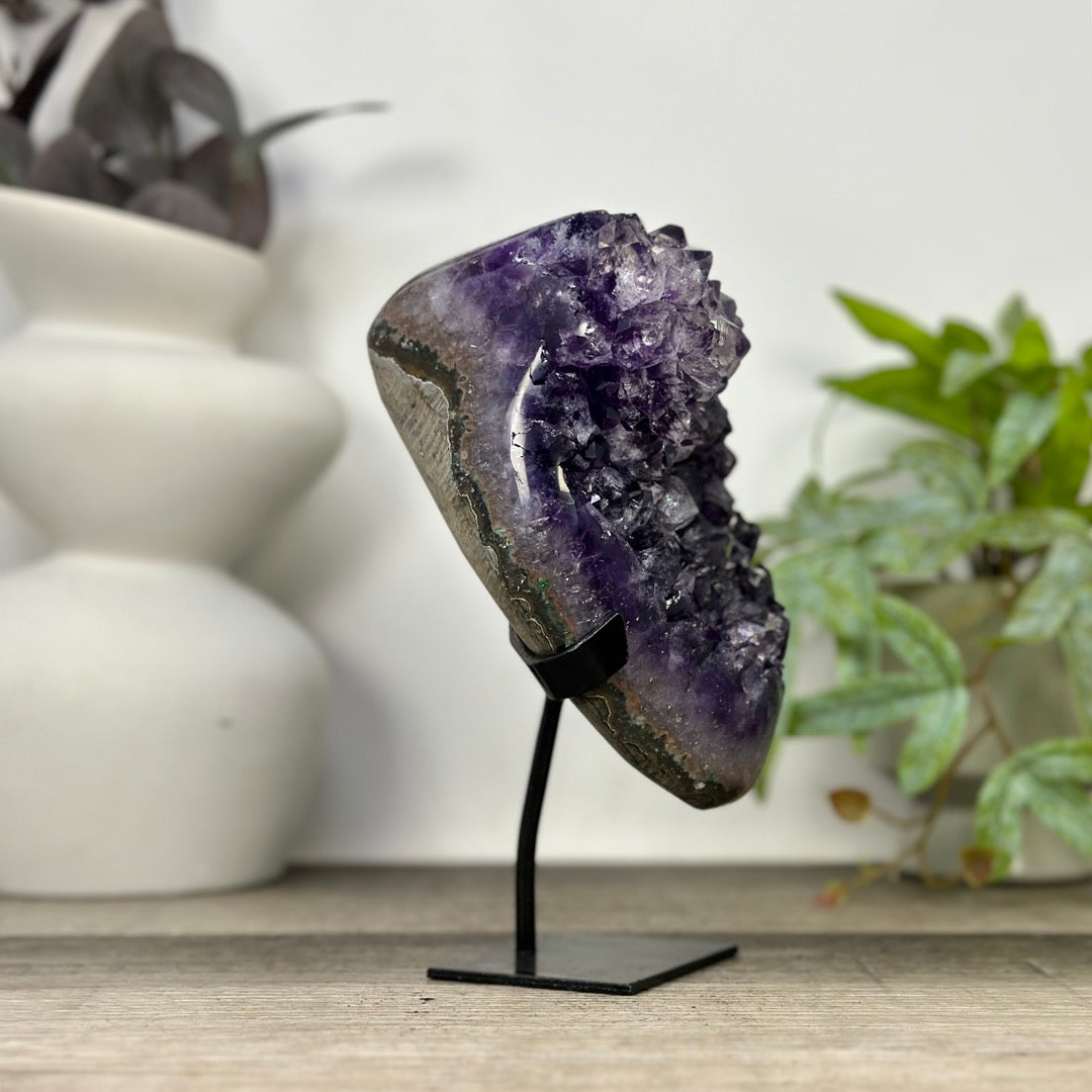 Uruguayan Amethyst Crystal Statement Piece for Home Decor - MWS3309