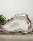 Natural Quartz Stone Slice tray for Home Decor - SLC0011