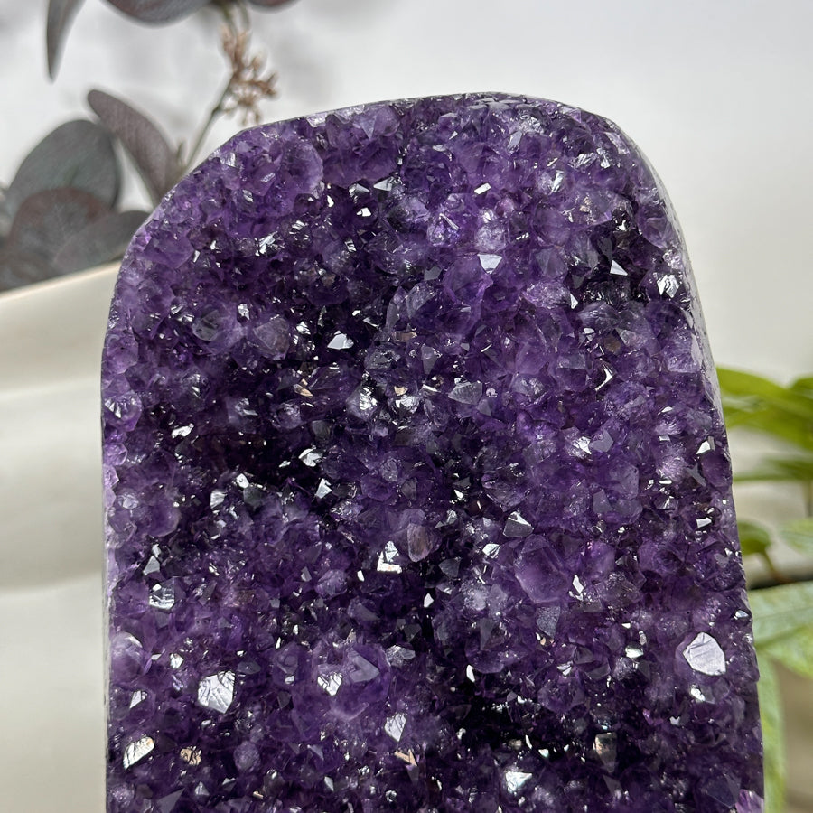 Large Natural Amethyst Stone on Ston from Uruguay - MWS3174