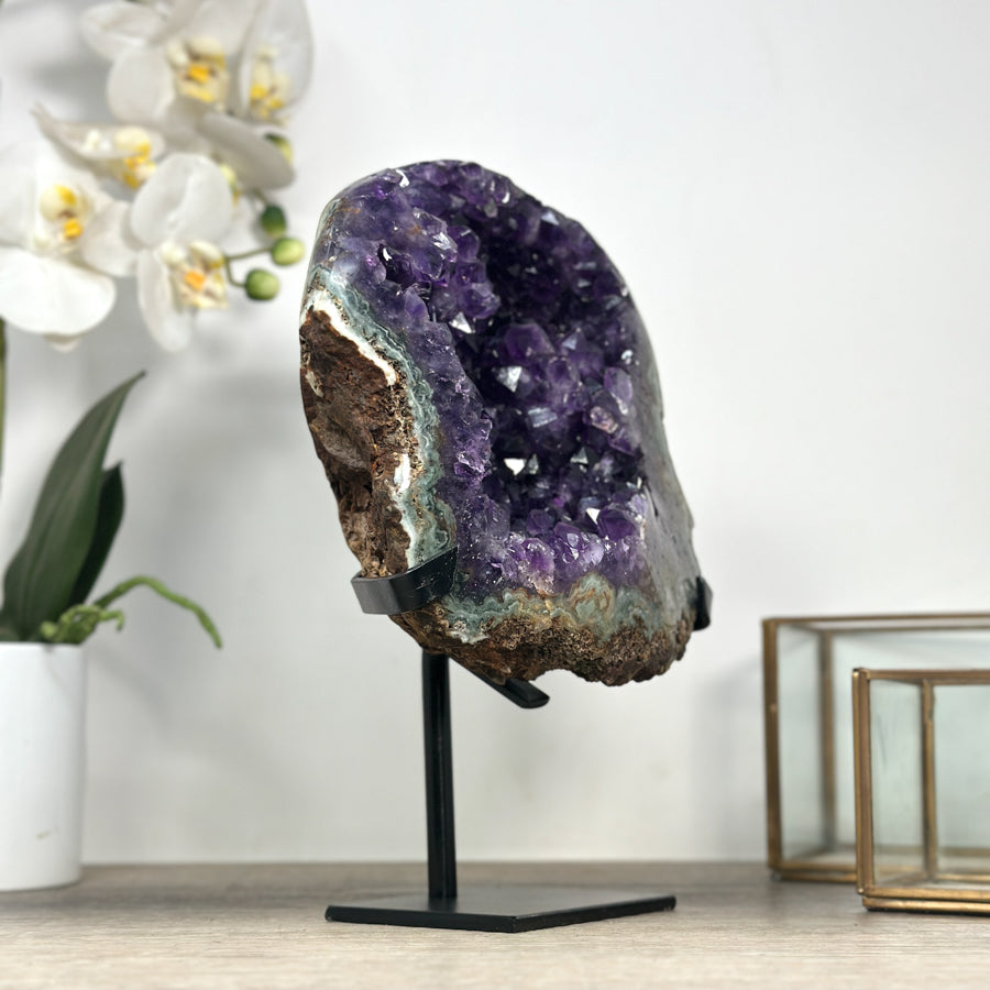 Stunning Deep Purple Uruguayan Amethyst Cluster - MWS2308