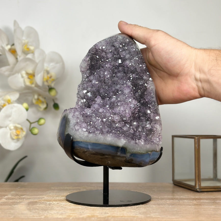 Natural Spirit Amethyst Crystal Specimen, Perfect for Home Decor - MWS1875