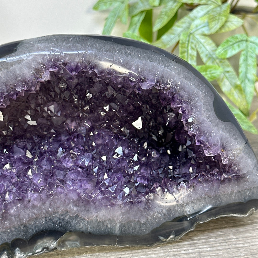 Large Natural Amethyst &amp; Agate Stone Geode from uruguay - STGE0087
