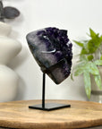 Top Quality Natural Amethyst Stone - Huge Deep Purple Crystals - MWS3046