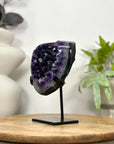 Uruguayan Amethyst Geode on Metal Stand - MWS3047