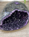 Uruguayan Amethyst Geode with Polished Shell - STGE0090