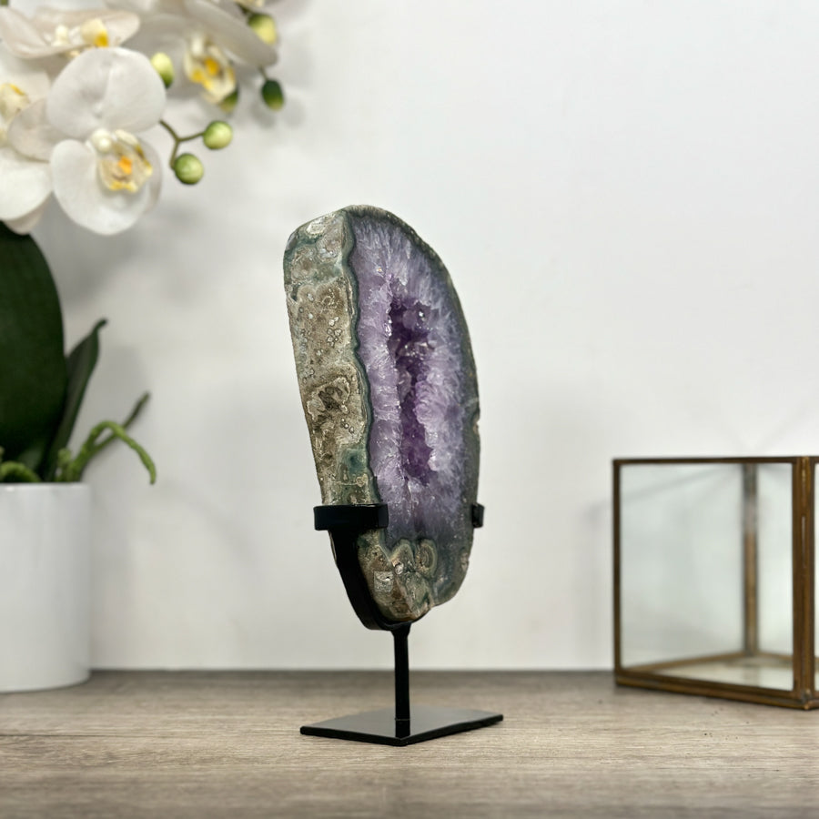 Amethyst &amp; Jasper Portal on Stand - MWS2997