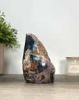 Blue Agate & Amethyst Stone Flame - FST0157