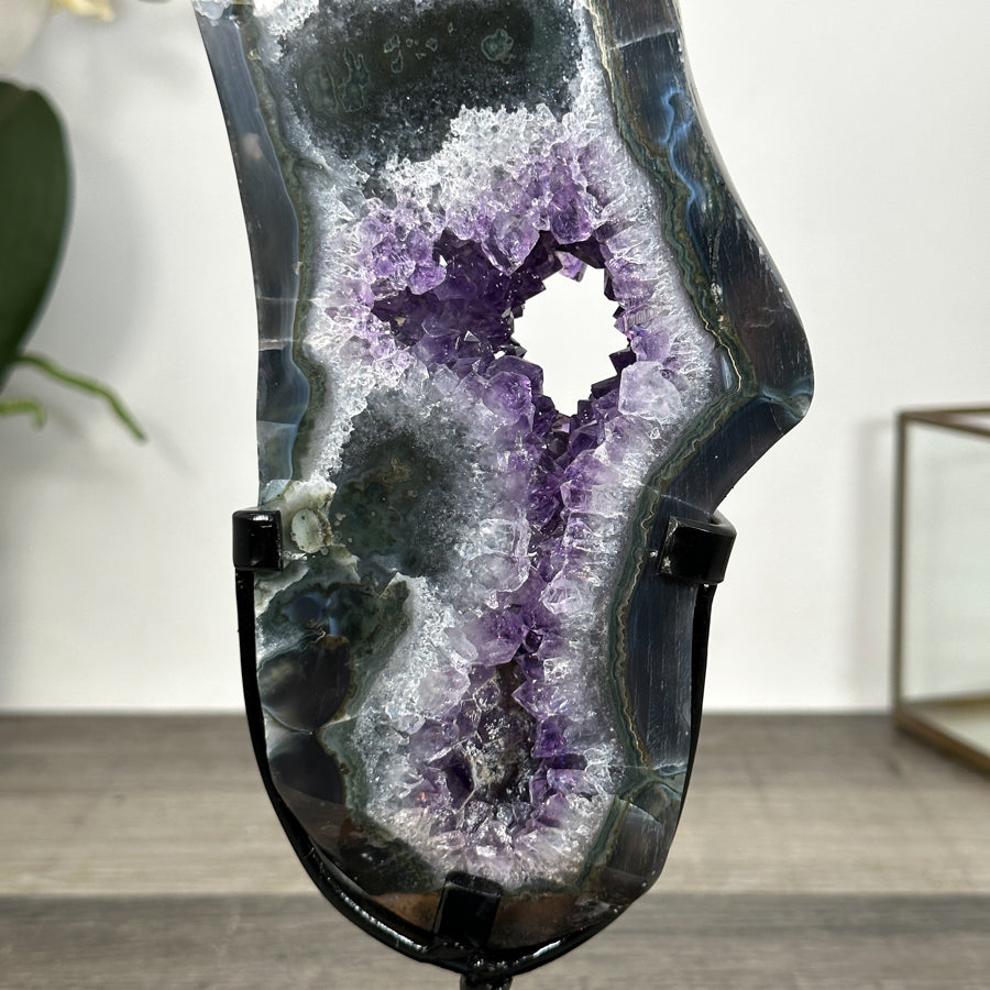 Uruguayan Amethyst Portal with Deep Purple Crystals - MWS2926