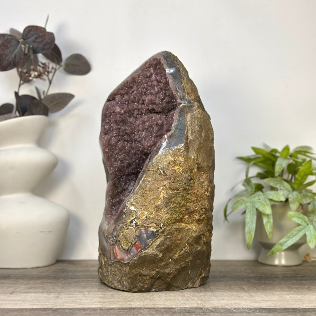 Huge Natural Pink Amethyst Statement Piece from Uruguay - CBP1439