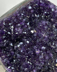 Amethyst Crystal Cluster on Stand – Vibrant Purple for Home Decor Display - MWS2609