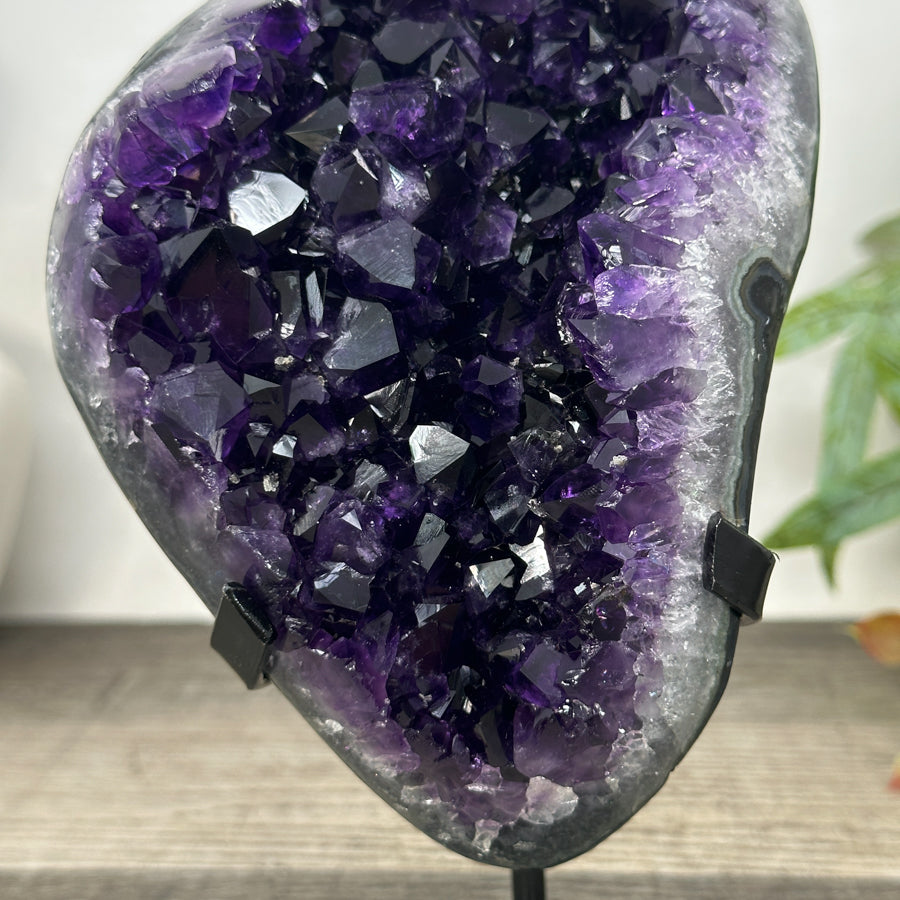Natural A+ Grade Amethyst Specimen with Stand - MWS3227