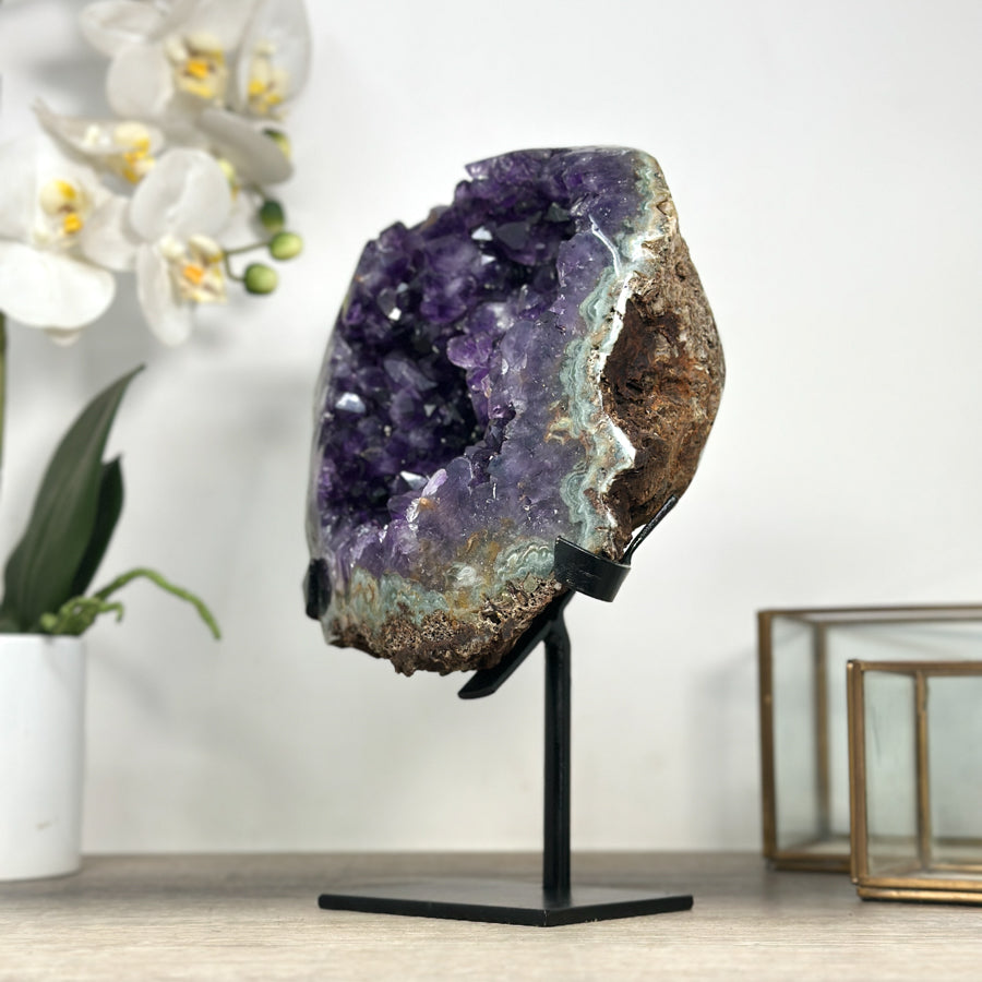 Stunning Deep Purple Uruguayan Amethyst Cluster - MWS2308